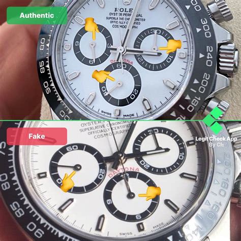 how to check if rolex daytona is real|Rolex daytona real vs fake.